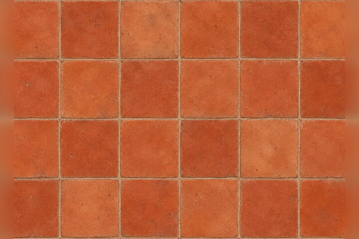 Terracotta seamless tileable material preview
