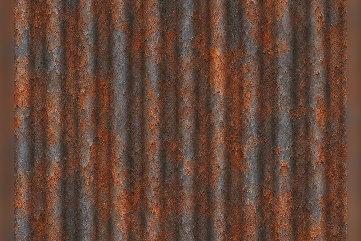 Rusted Iron seamless tileable material preview