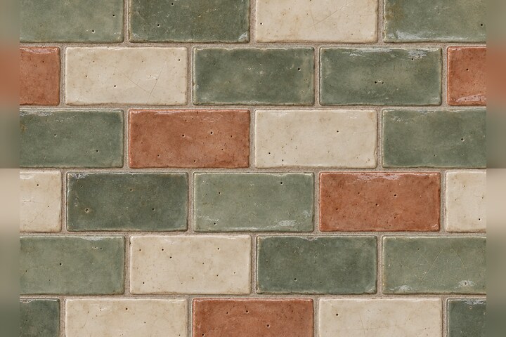 Handmade Ceramic seamless tileable material preview