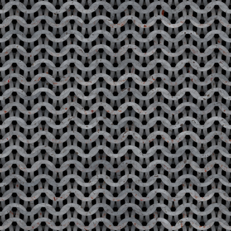 Interlocking Metal Rings texture