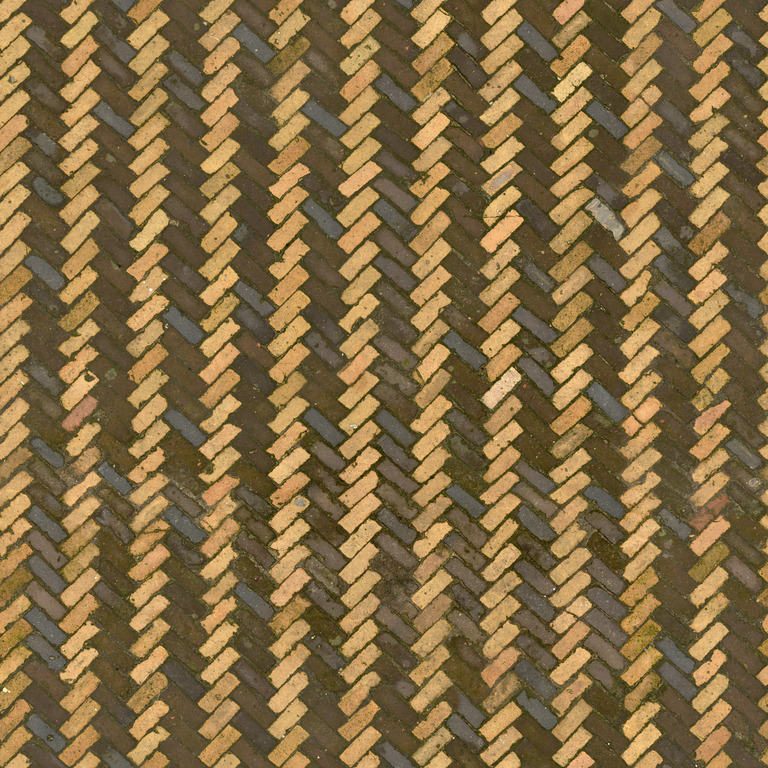 Two-Tone Herringbone Paving texture