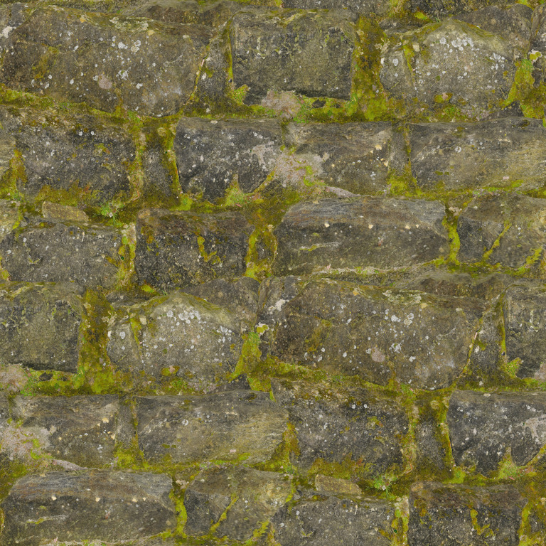 Mossy Blocky Rock texture