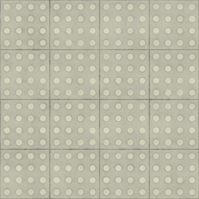 White Dotted Tactile Paving texture