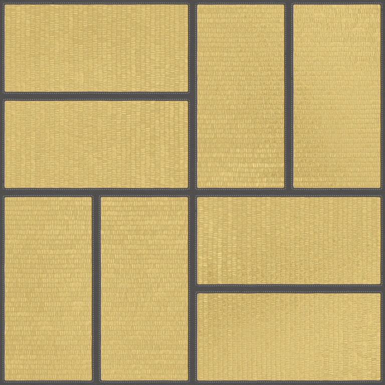 Yellow Tatami Layout 005 texture