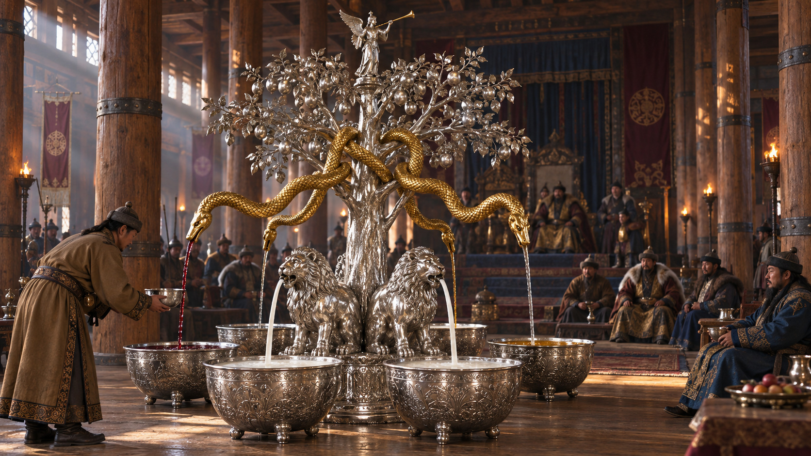 AI-assisted historical reconstruction of The Silver Tree That Served an Empire; not an archival photograph. Interpretive details may differ from the historical record.